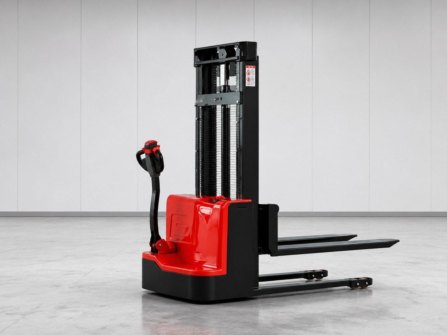 Electric walkie pallet stacker