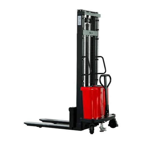 MYSBD semi-electric straddle-leg stacker